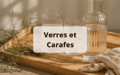 Verres et carafes